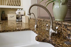 white undermount sink Granite kitchen Exclusive Marble & Granite Greensboro